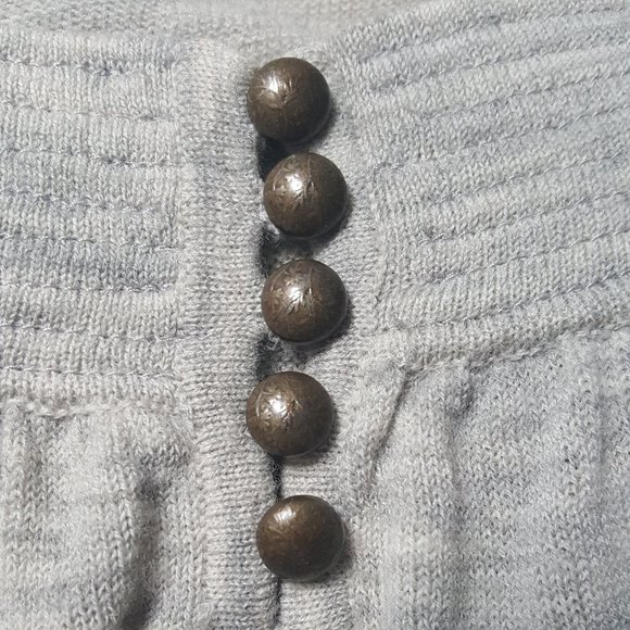 Free People | Long grey wool Sweater - Picture 3 of 7